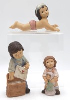 Auktion 348 / Los 9048 <br>3x div, Figuren, Goebel, Nina &amp; Marco, ca. H-13cm.