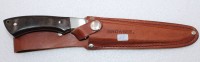 Auktion 348 / Los 16043 <br>Jagdmesser, Snowbee, Lederscheide, L-28cm.
