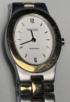 Auktion 371<br>Quartz Damen Armbanduhr Bruno S&ouml;hnle Uhrenatelier,  Glash&uuml;tte/SA, Stahl/Gold, Ref. Nr. 1259,  guter Zustand, ca. 3 x 2,5cm