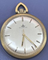 Los 2069 <br>mechan Frackuhr "Dugena" Handaufzug, Werk l&auml;uft, guter Zustand,  D-4 cm