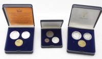 Auktion 348 / Los 6014 <br>Konvolut Gulden, Niederlande,  2x 1940 1x 1929, alle weiteren 1980