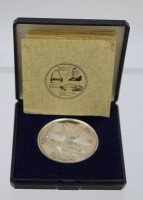 Auktion 348 / Los 6044 <br>Silber-Medaille, 50 Jahre Bremen Nord, 15gr., D-3,5cm, in Etui