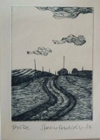 Auktion 362<br>Hans SPERSCHNEIDER (1928-1995), 1976, 2x kl. Radierungen, ,ca. 13x9 cm