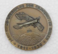 Auktion 348 / Los 7046 <br>Medaille, Jubiläums Sternflug zum Cannstatter Wasen 1911-1936, D-6cm