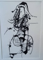 Los 5076 <br>Rolf  Horst SZYMANSKI (1928-2013) "Madonna von Ephesus" Lithografie, MG ca. 14,5x10 cm, in PP