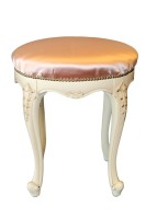 Auktion 374<br>Stil-Hocker, leichte Gebrauchsspuren, H-50cm D-72,5cm