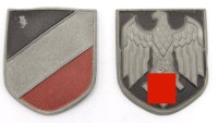 Auktion 349 / Los 7051 <br>2x Mützenabzeichen, Wehrmacht, 3. Reich