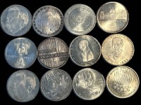 Auktion 358 / Los 6011 <br>40xdiverse  5 DM Sondermünzen BRD, Silber, Nennwert 100 Euro