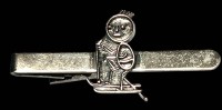 Auktion 371<br>Krawattennadel Silber-925-,mit Strichm&auml;nnchen L-6 cm, 10,3 gr.