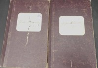 Auktion 349 / Los 6051 <br>2 Seefahrtsbücher von Gustav Schavaller  als Matrose in grosser Fahrt ab 1904-1920 , Norddeutscher Lloyd , hpts Linienfahrt Bremen-New York
