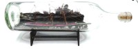 Auktion 349 / Los 16084 <br>Buddelschiff "Else" mit Diorama, L-33 cm