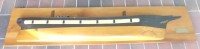 Auktion 349 / Los 16102 <br>gr.  Werft Halbmodell mit Messingschild "L. Batermann&amp;Son" 1851, 30x140 cm,