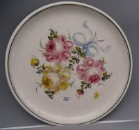 Auktion 374<br>+gr. Wandteller "Ulmer Keramik", D-40 cm