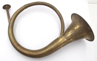 Los 16061 <br>Messing-Horn, älter, L-37cm