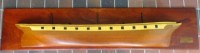 Auktion 364<br>Werft Halbmodell mit Messingschild "Mackenzie&Son" 1854, H-30 cm, L-138 cm
