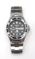 Auktion 351 / Los 2008 <br>Herren-Armbanduhr, Citizen Crystron, Quarz, Werk nicht geprüft, Tragespuren, D-4,5cm