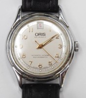 Auktion 351 / Los 2022 <br>Vintage Herren-Armbanduhr, Oris, Automatik, Werk läuft, Ref. 7317, guter Zustand, D-3,5cm