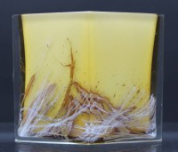 Auktion 351 / Los 10016 <br>Künstlervase,  EXBOR, , braun Töne, H-12cm B-13,8cm
