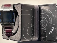 Auktion 366<br>Fossil Quartz Uhr, neuwertig in Blechkasten mit Papieren