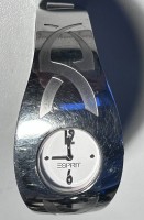Auktion 371<br>Quartz DAU "Esprit" mit  Metall-Armspange, guter Zustand, Werk nicht gepr&uuml;ft