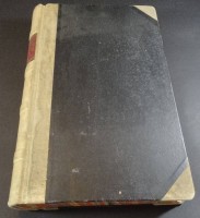 grosses Kassenbuch um 1920-30, mit 1000 Seiten, nur einige wenige beschriftet mit bäuerlichen Werkzeug und Maschinen, 40x27 cm,  6,25 kg