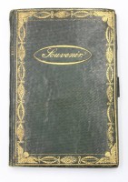 Auktion 351 / Los 3040 <br>Biedermeier-Taschenkaleder, Souvenir, Alters-u. Gebrauchsspuren