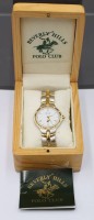 Auktion 351 / Los 2149 <br>Beverly Hills Polo Club Quartz Uhr im Original Kasten , Funktion nicht geprüft .