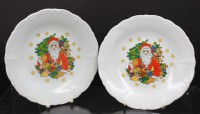 Auktion 351 / Los 8154 <br>2 x Weihnachtsteller von Hutschenreuther .