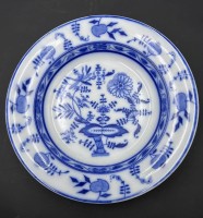 Auktion 351 / Los 9048 <br>gr. Zwiebelmusterschale "Villeroy&amp;Boch", D-31 cm