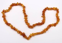 Los 1099 <br>endlos Bernsteinkette, 38,2gr.