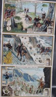 Auktion 372<br>6x Sammelbilder, Liebig, Man&ouml;ver-Bilder