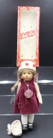 Auktion 360<br>Käthe Kruse-Puppe, älter, orig. Karton, gute Erhaltung, H-37cm