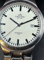 Auktion 353 / Los 2007 <br>Quartz HAU "C.Melchers seit 1806 Professional, 100 ATU, Stahlband, Werk nicht geprüft