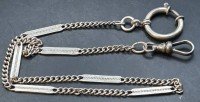 Los 2055 <br>Sterling Uhrenkette-925-, L-42 cm, 14,1 gr.