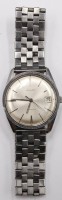 Auktion 354 / Los 2072 <br>Herren-Armbanduhr, Ralco Automatik, Werk läuft, Metallband, Tragespuren, ca. D-3,3cm