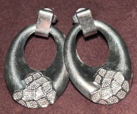 Auktion 354 / Los 1063 <br>Paar Silber-Ohrhänger-800-, L-ca. 3 cm, 4 gr.