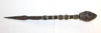 Los 15050 <br>kurzer Speer o.&auml;., wohl Afrika, Altersspuren, ca. L-33cm