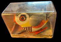 Auktion 354 / Los 12052 <br>Lehmann Pickvogel, Blech um 1960/70, neu in Display, 6x9 cm