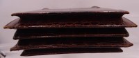 Auktion 355 / Los 13027 <br>kleine Reptilienleder  Handtasche,  18x19 cm