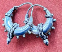 Auktion 355 / Los 1376 <br>Paar Silber-Ohrhänger, , H-3,5 cm, 9 gr