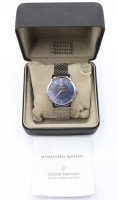 Auktion 356 / Los 2024 <br>Herren-Armbanduhr, CLAUDE BERNARD, Quartzwerk, optisch guter Zustand, Funktion nicht geprüft, orig. Box, D-4,1cm