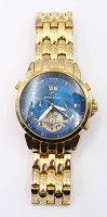 Auktion 356 / Los 2035 <br>Herren-Armbanduhr, Roebelin &amp; Graef , Automatik. Werk läuf, goldfarben, D-4,2cm, guter Zustand