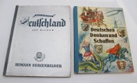 Auktion 356 / Los 3003 <br>2x div. Sammelalben, Das schöne Deutschland und Deutsches Denken und Schaffen, je komplett