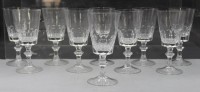 Auktion 356 / Los 10052 <br>10x Weissweingläser, Peil, H-16 cm