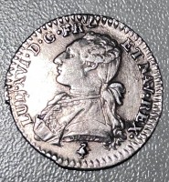 Los 6053 <br>1/5 Ecu, Frankreich, Louis XVI, 1782, Silber, D-ca. 2,2 cm, 2,7 gr