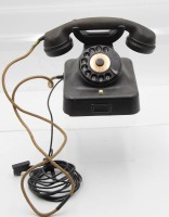 Auktion 356 / Los 16048 <br>Bakelit-Telefon, W48, Altersspuren