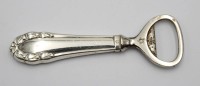 Auktion 357 / Los 11015 <br>Flaschenöffner, Georg Jensen, Silbergriff, L-11,5cm, Gebrauchsspuren