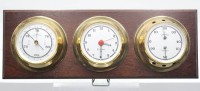 Auktion 357 / Los 16014 <br>Wetterstation im maritimen Stil, Bendra, ca. 12 x 33,5cm
