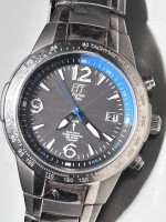 Auktion 357 / Los 2028 <br>Armbanduhr "Eco Tech Time" Solar Drive Radio controlled, Werk läuft, guter Zustand