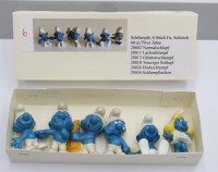 Auktion 357 / Los 12027 <br>6x div. Schlümpfe, Fa. Schleich, ca. H-5cm